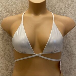 Dippin' Daisy's Silver Wrap Bikini Top